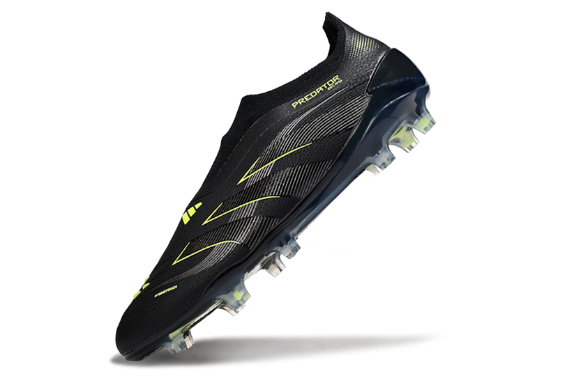 Predator Elite Laceless FG Black/Green